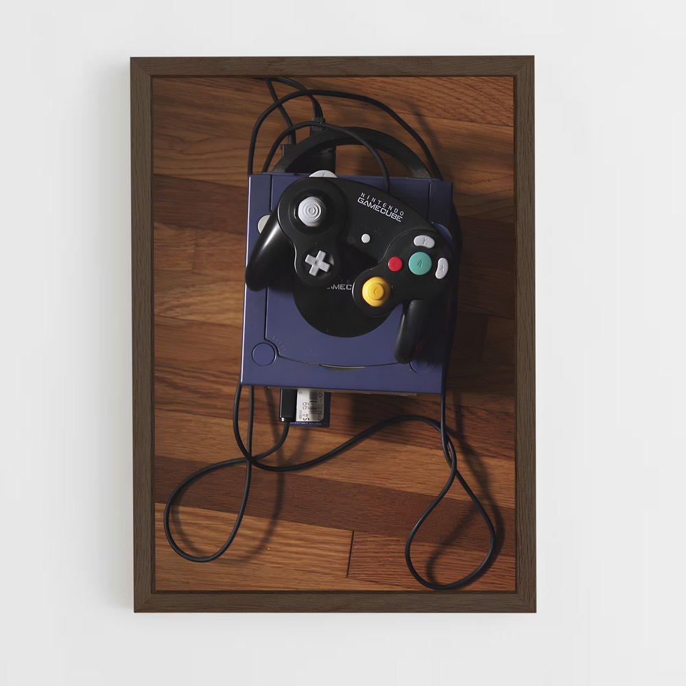 Poster Manette Nostalgique – affiche Consoles (vue 5)